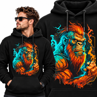 BLUZA Z KAPTUREM ZWIERZĘTA BAD MONKEY 5